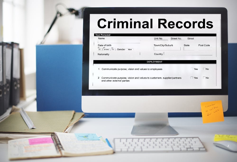 What is the difference between a county and statewide criminal search? 