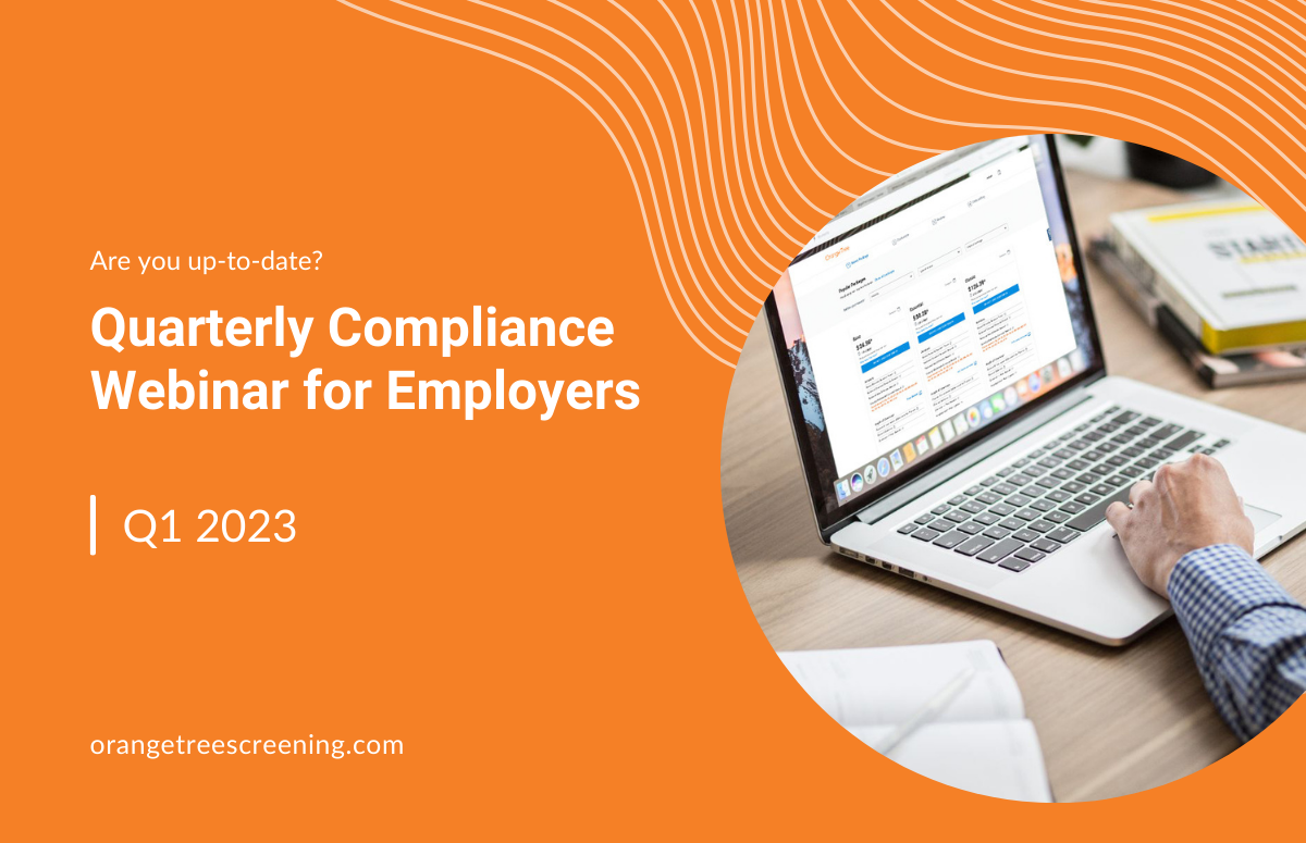 Q1 2023 Compliance Webinar
